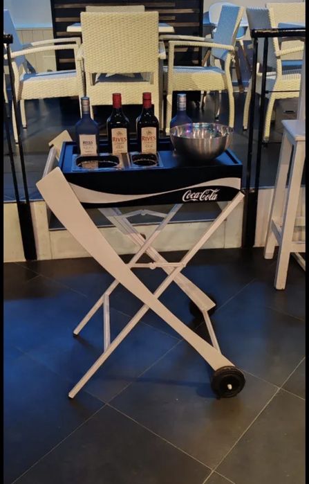 Carrinho Auxiliar Coca Cola