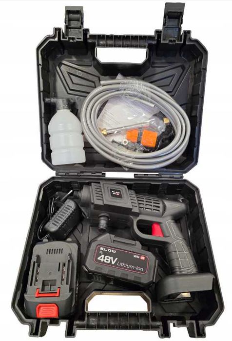 MYJKA Ciśnieniowa AKUMULATOROWA DO Ogrodu Ksotki 2X Aku WalizkaZESTAW