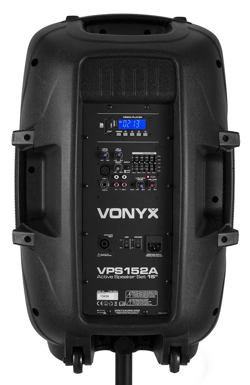 Zestaw kolumn aktywna+pasywna Vonyx VPS152A 800W Outlet