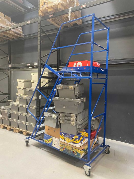 Палетні та консольні стелажі на склад. Стелажі з полицями посилені