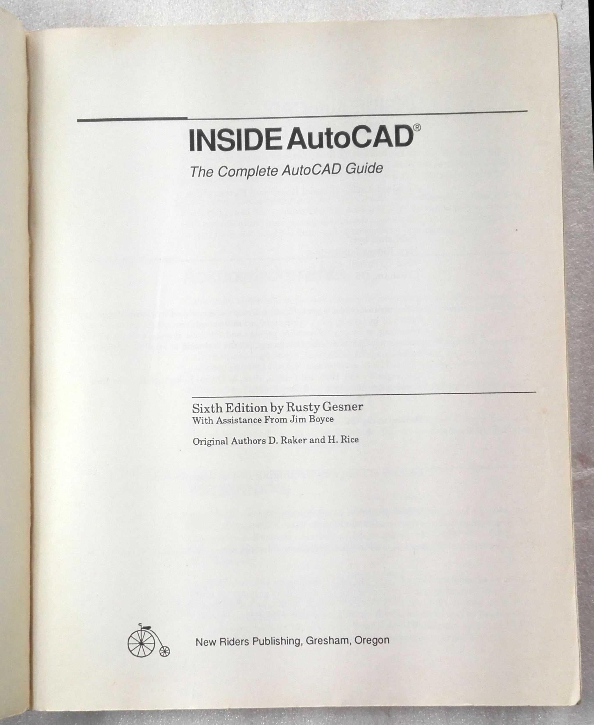 Livro Inside Autocad – The Complete AutoCAD Guide