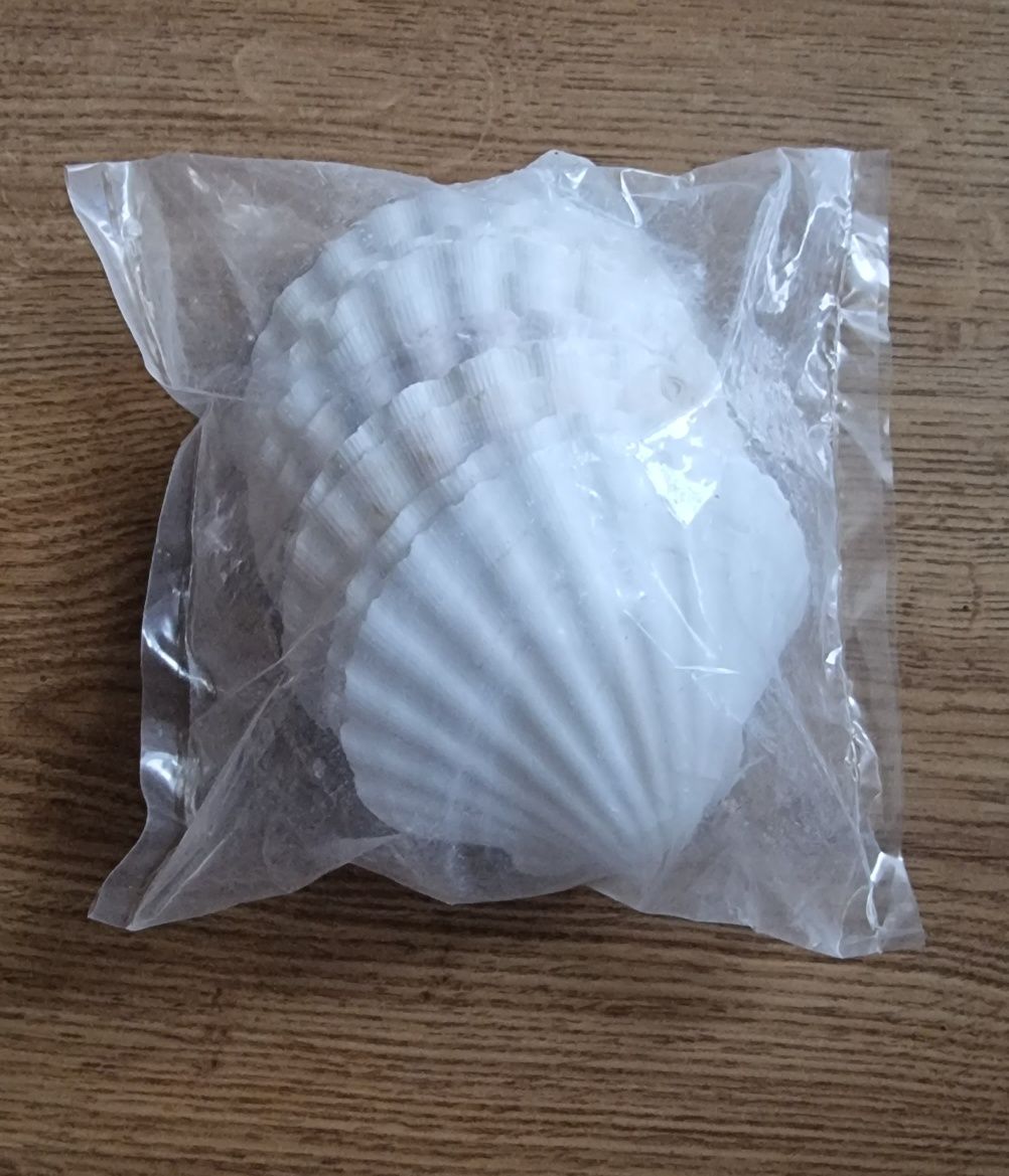 Muszle Przegrzebek Naturalne kpl. 10szt