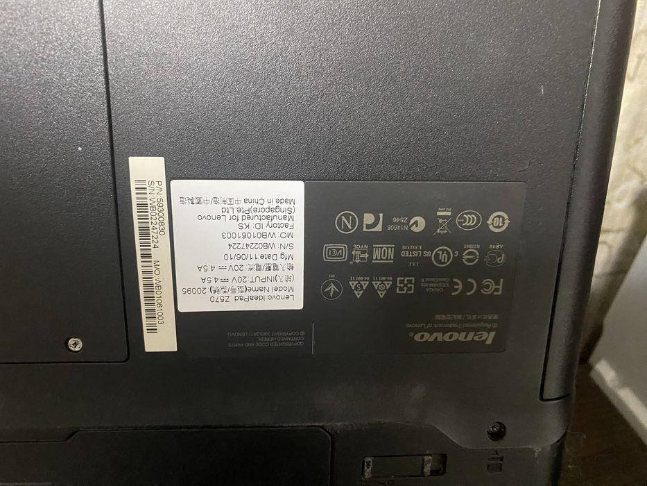 Ноутбук Lenovo Z570