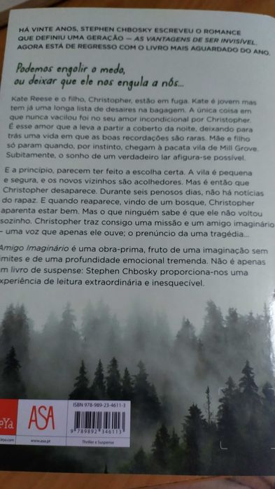 Amigo imaginário de Stephen Chbosky