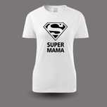 Koszulka t-shirt Super Mama wspaniały prezent na Dzień Matki damska M