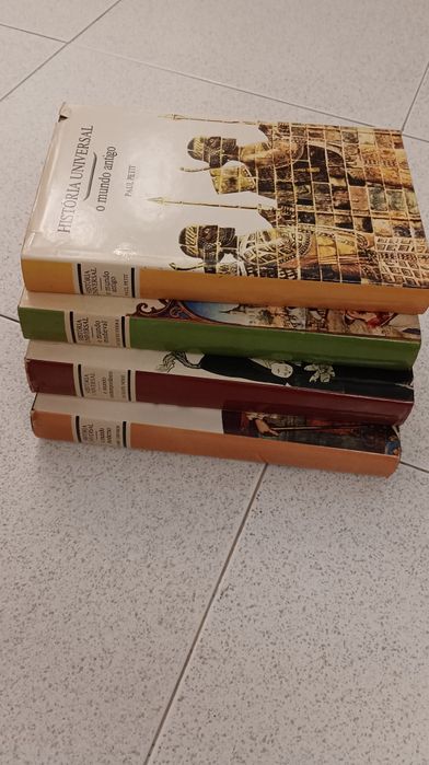 História universal, coleção 4 livros