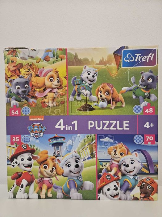 Trefl puzzle psi patrol 4w1 4+