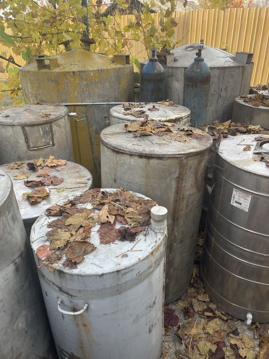 Бочки з нержавійки та титану від 30л до 2тон