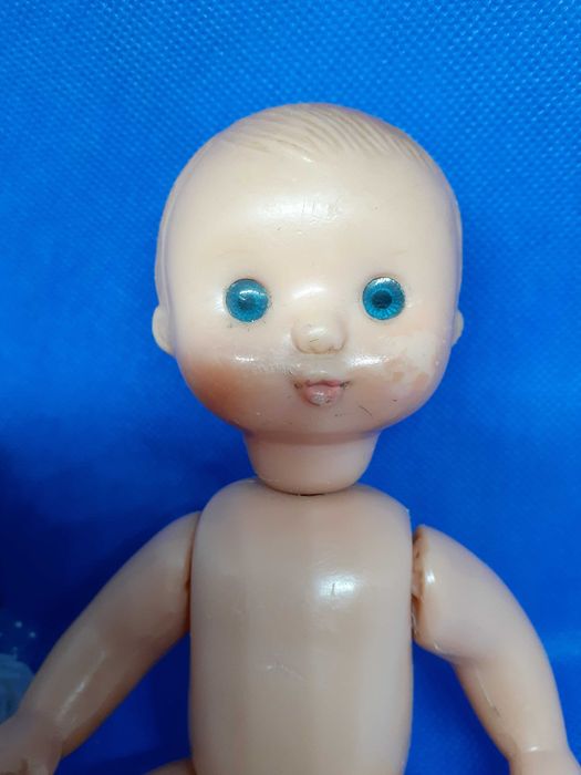 Яша Загорская ф-ка кукла пупс рельефный ссср винтаж на резинках