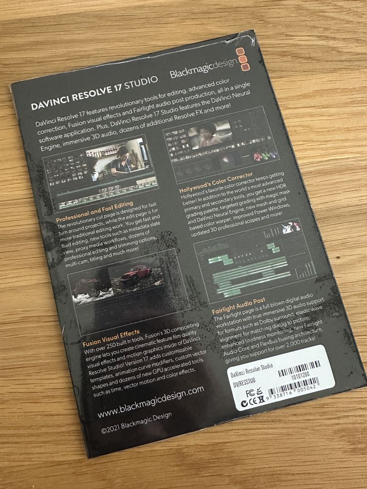 Davinci Resolve 17 Studio Blackmagic Design