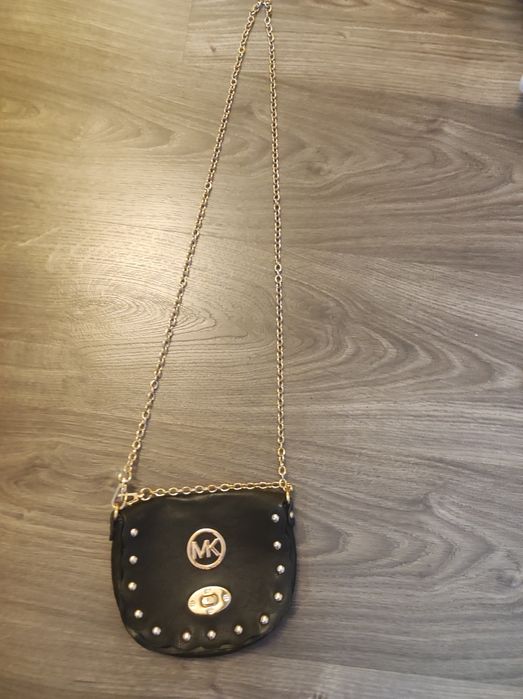 Torebka Michael Kors czarna z łańcuszkiem