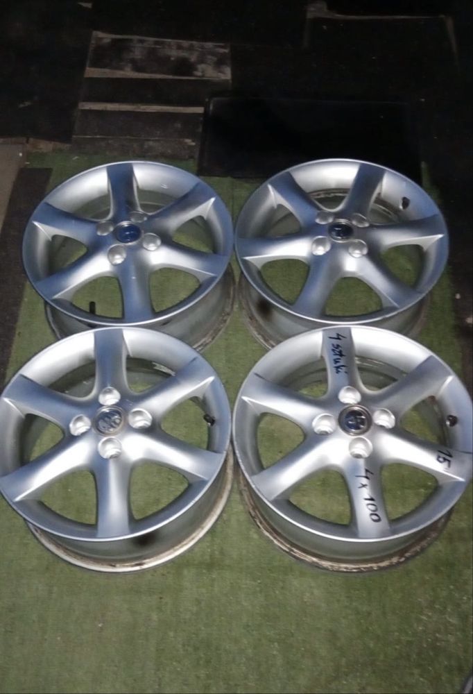 Felgi alufelgi 15” 4x100 Toyota Yaris II, III, Corolla, Verso ,IQ