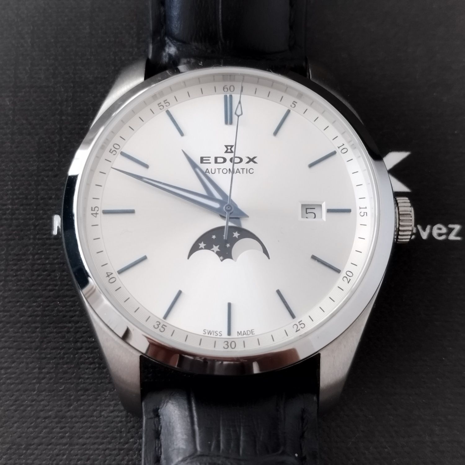 Edox Les vauberts monophase automat 80505-3-AIBU