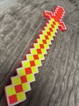 Вогняний меч майнкрафт (minecraft fiery sword)