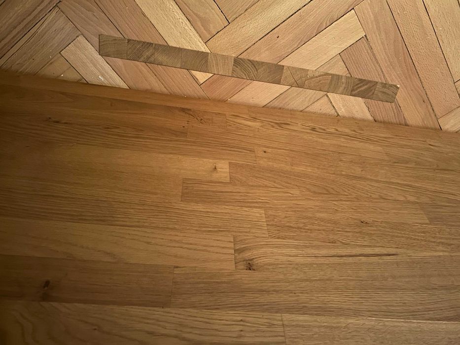 BLAT dębowy fornir 246x63,5x3.8 cm - IKEA KARLBY
