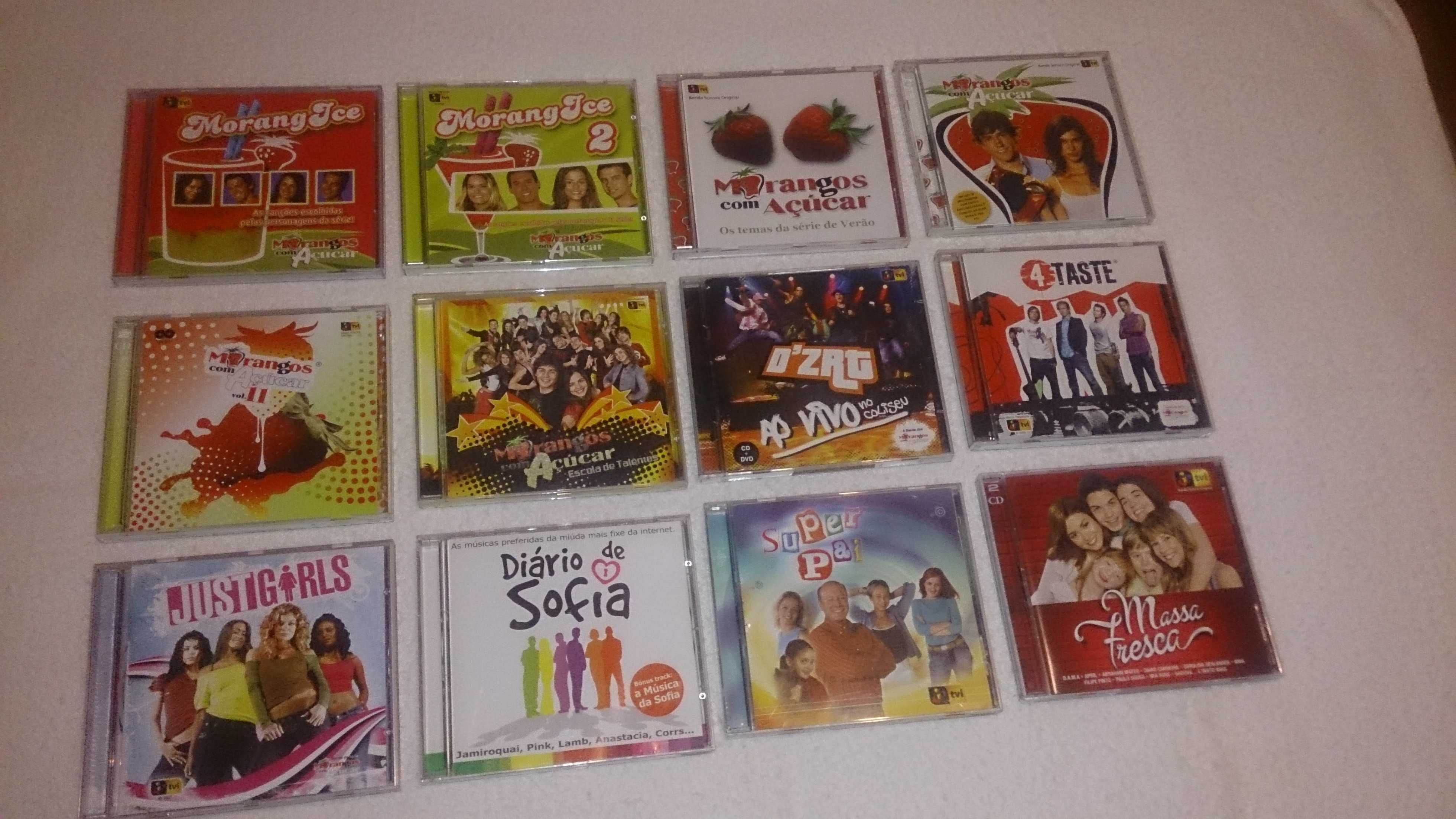 séries portuguesas (morangos com açúcar, just girls) cds