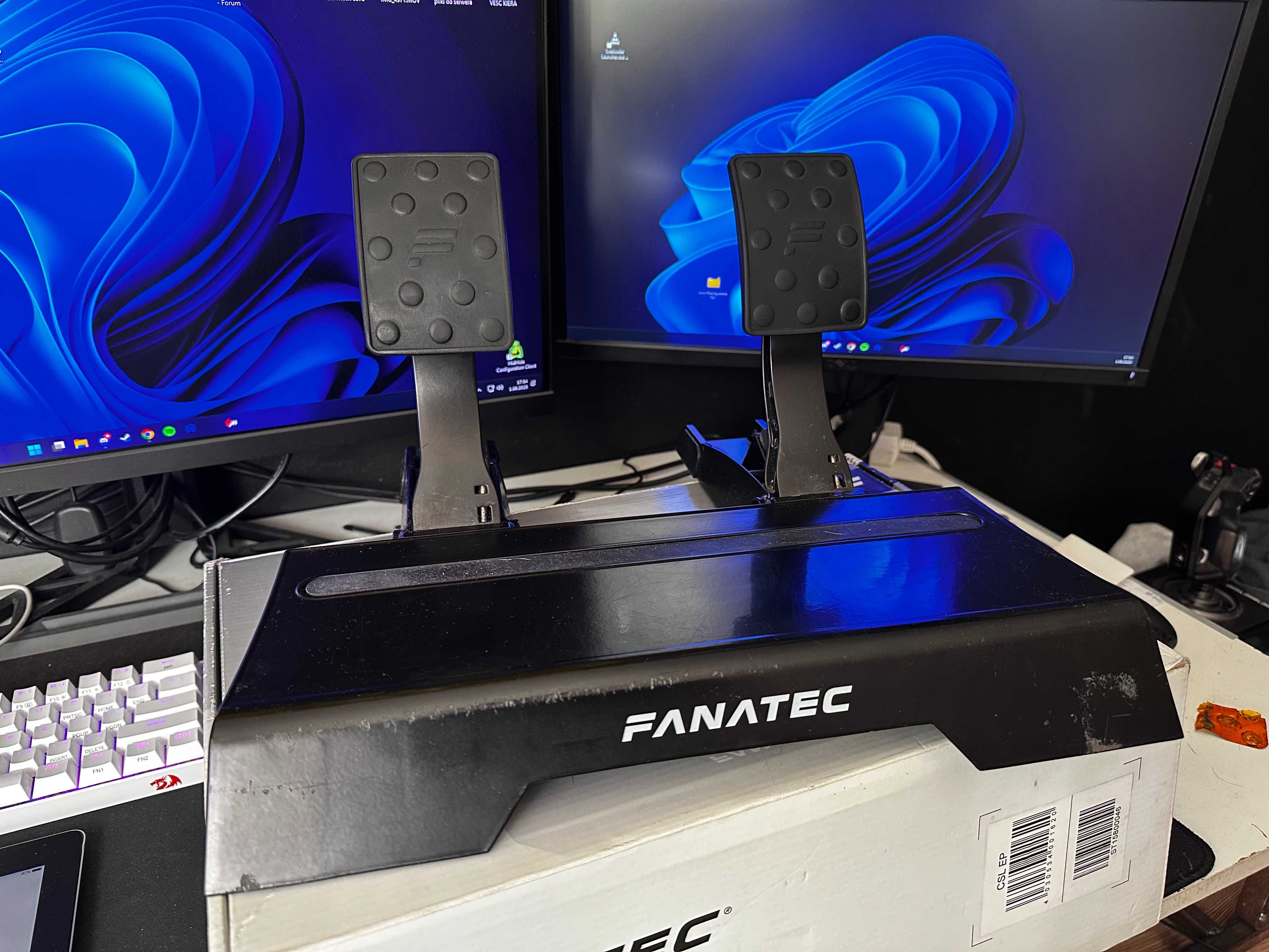 Pedały FANATEC CSL ELITE + Oryginalny Adapter USB Do Komputera