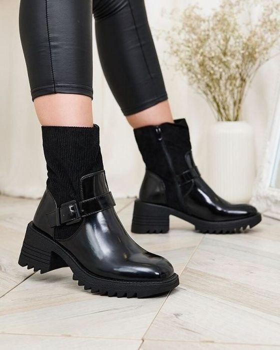 Botki damskie ocieplane