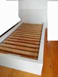Cama Malm individual 30cm branca