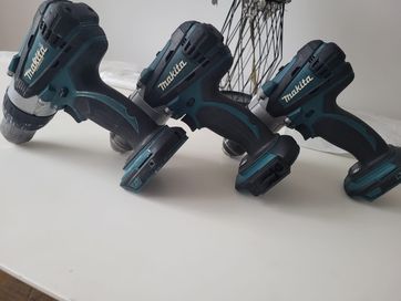 MAKITA 18V wkrętarki DHP 458, DHP 482 i zakrętaki DTD152