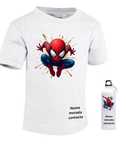 T-shirt criança com garrafa personalizável