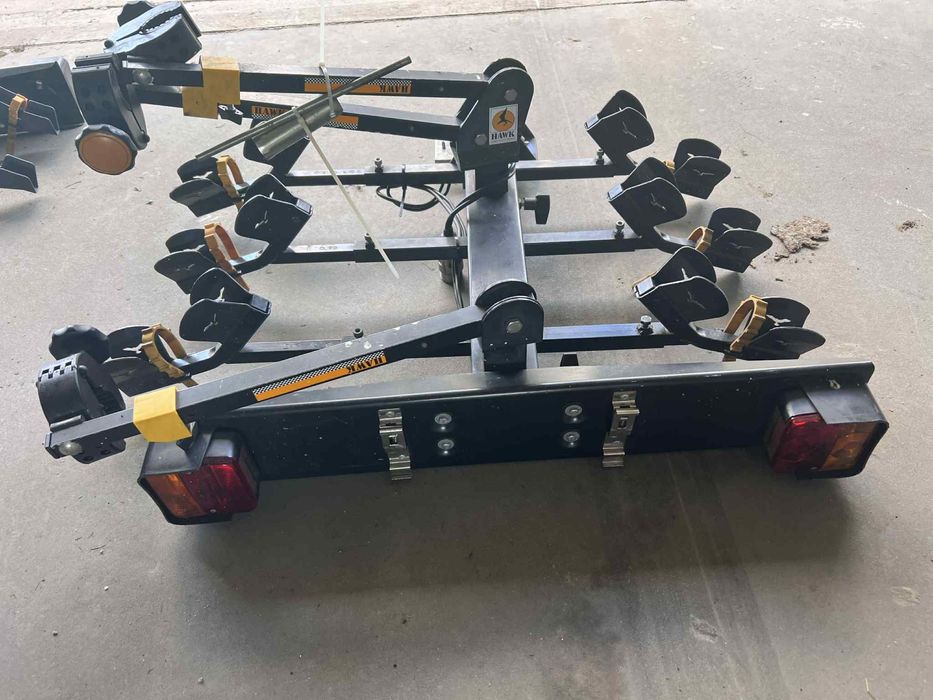 Bagażnik rowerowy na 3 rowery HAWK na hak