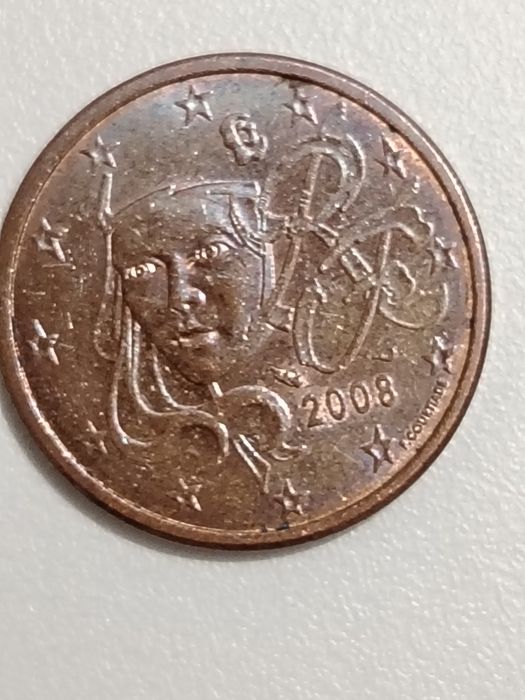 5 cêntimos de França de 2008