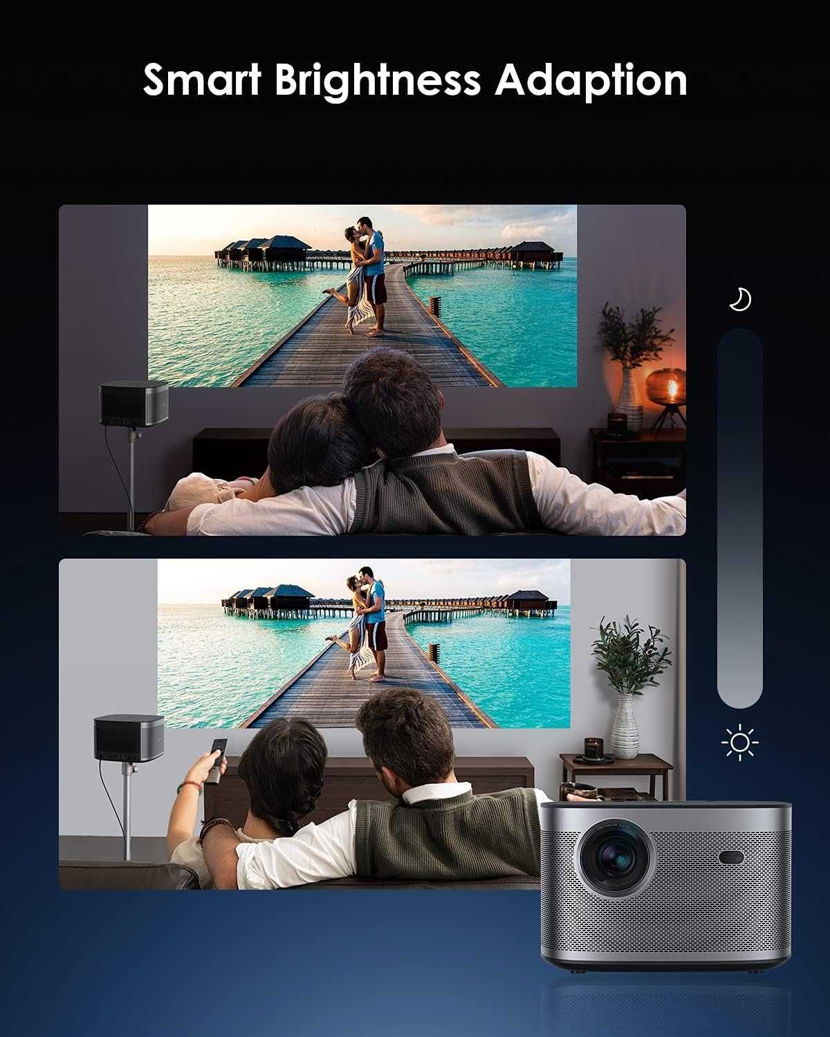 Projektor LED XGIMI Horizon Rzutnik Jasny Obraz 1500lm Android TV