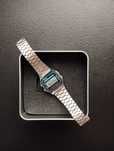 Srebrny zegarek Casio a168