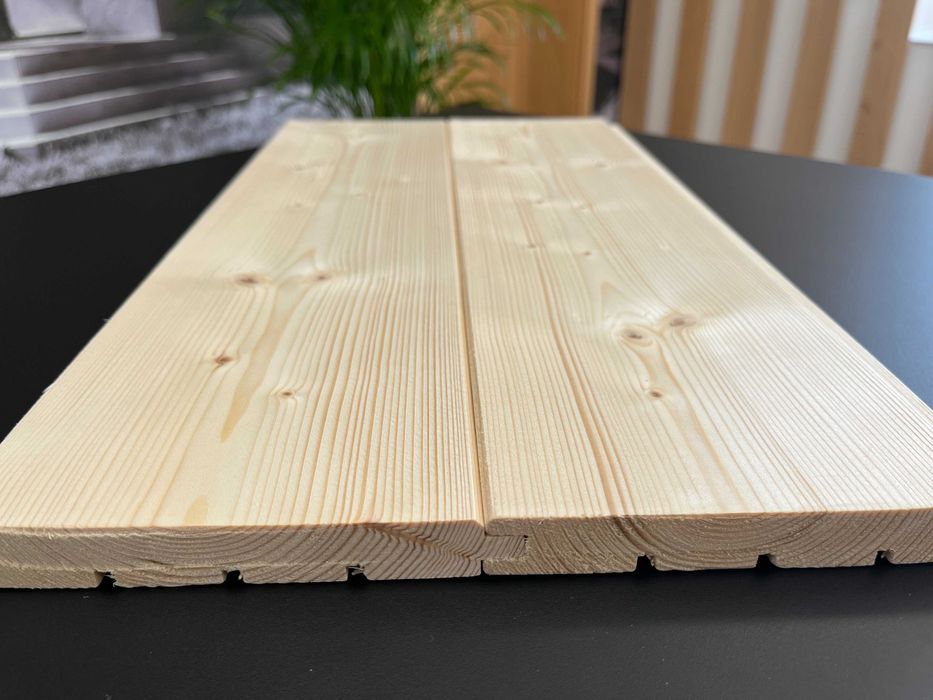 DESKA ELEWACYJNA klasa PREMIUM  Świerk Skandynawski 19 mm