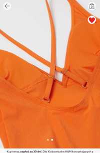 Kostium kapielowy h&m pomaranczowy jednoczesciowy nowy
