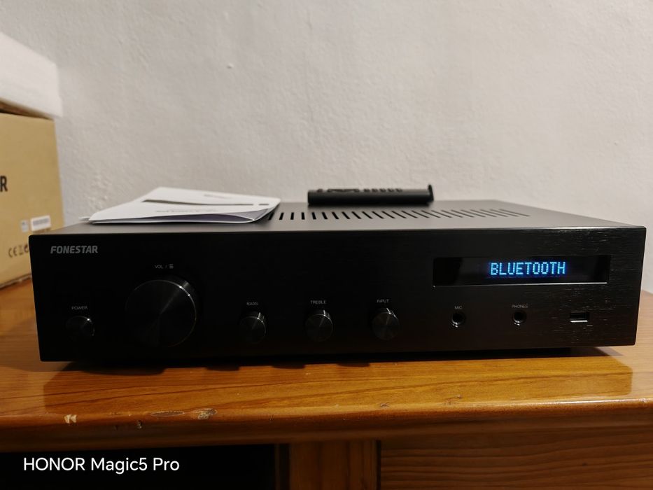 Fonestar Amplificador Estéreo Bluetooth/USB/FM