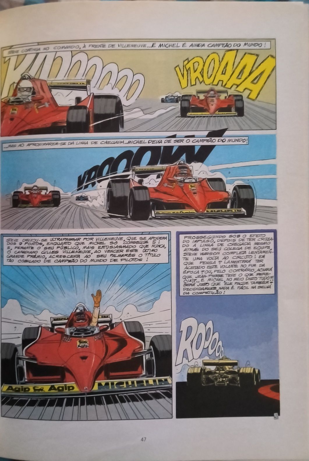 Livro 'Michel Vaillant - Steve Warson contra Michel Vaillant'