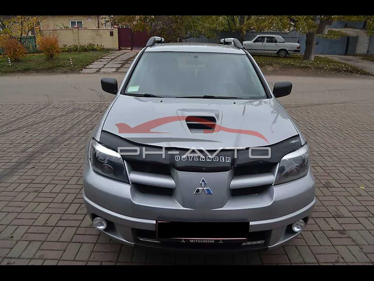 Мухобойка Дефлектор Капоту Mitsubishi Outlander 2001-2006 р.в.