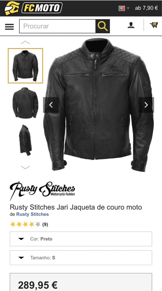 Casaco Rusty Stitches Jari Tamanho S