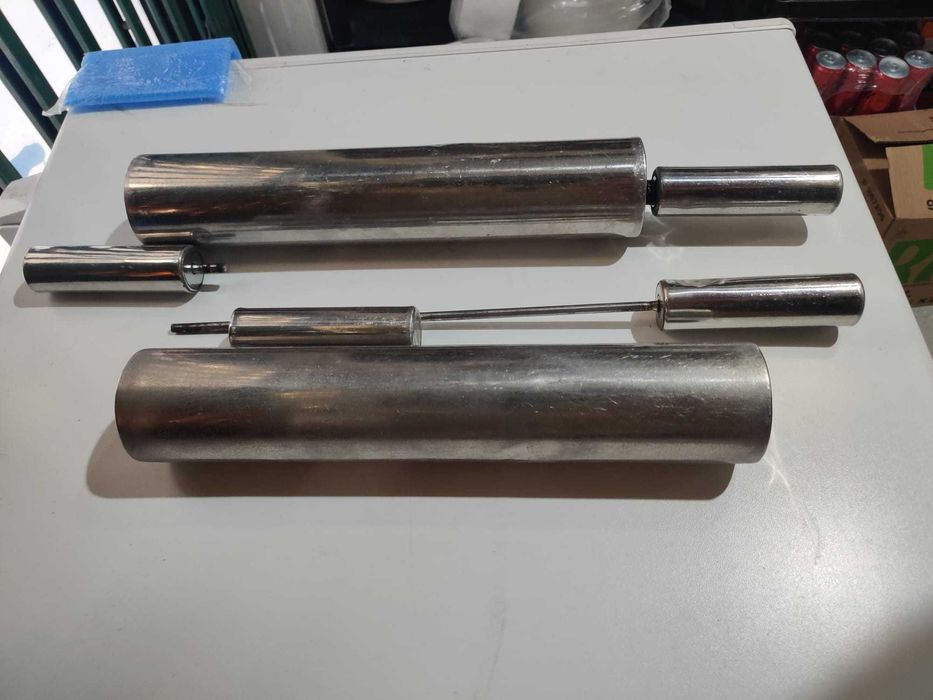 Rolo da massa em inox (partido)