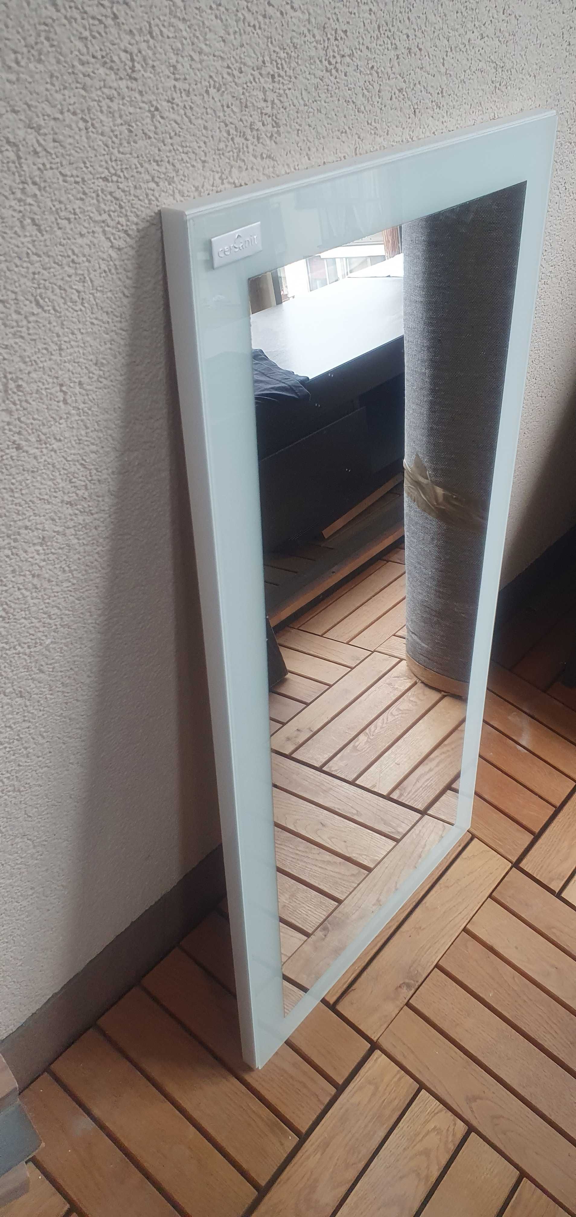 Drzwi przesuwne kabiny prysznicowej 130cm lustro Cersanit OKAZJA