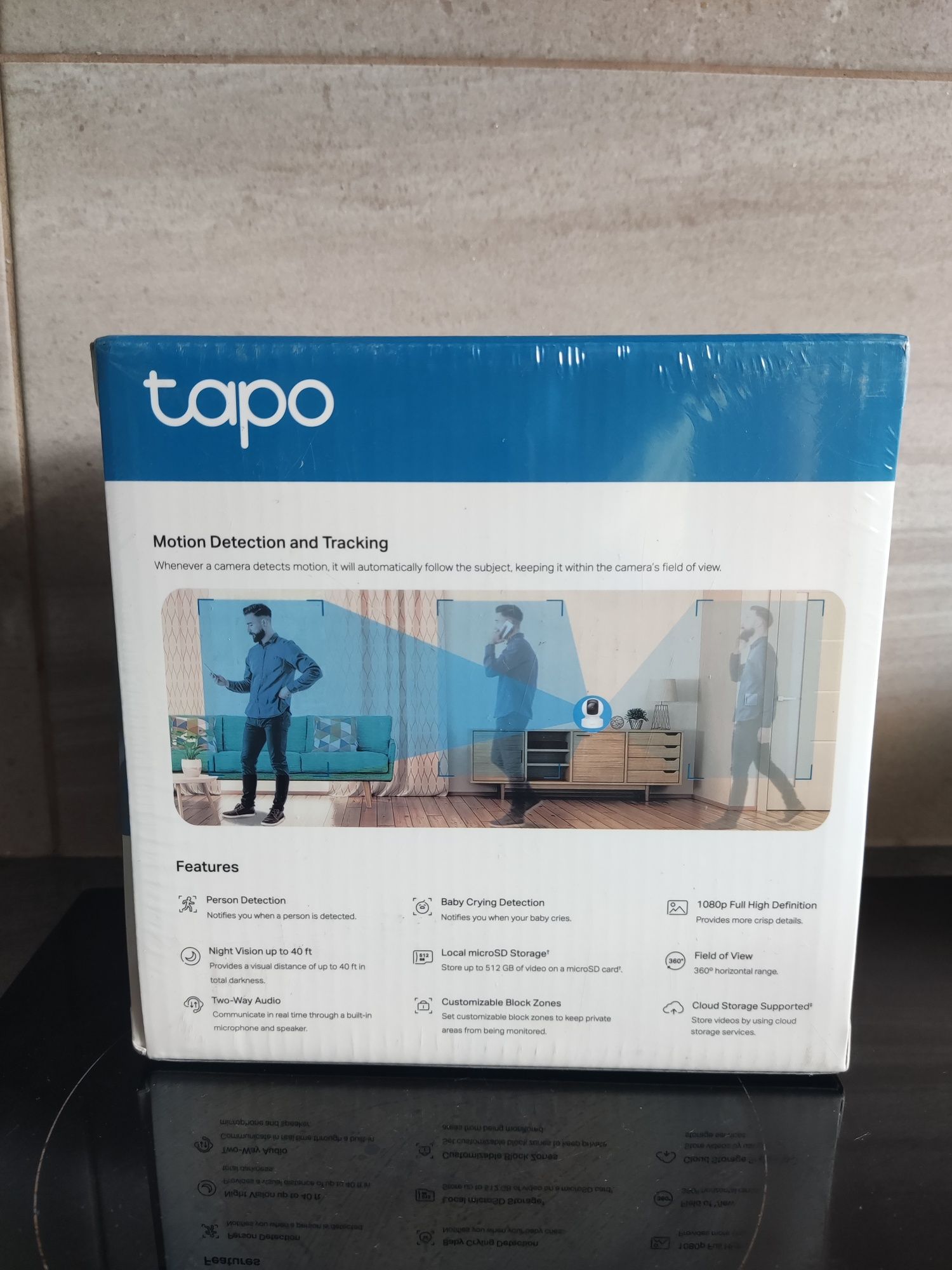 Kamera TP-LINK Tapo C202 Wewnętrzna, Wi-Fi / LAN obrotowa NOWA