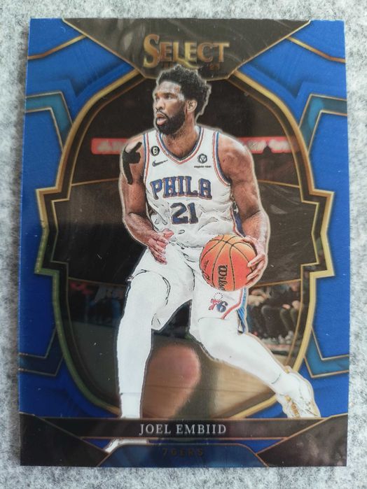 Karta NBA 2022-23 Select Blue Joel Embiid Philadelphia 76ers