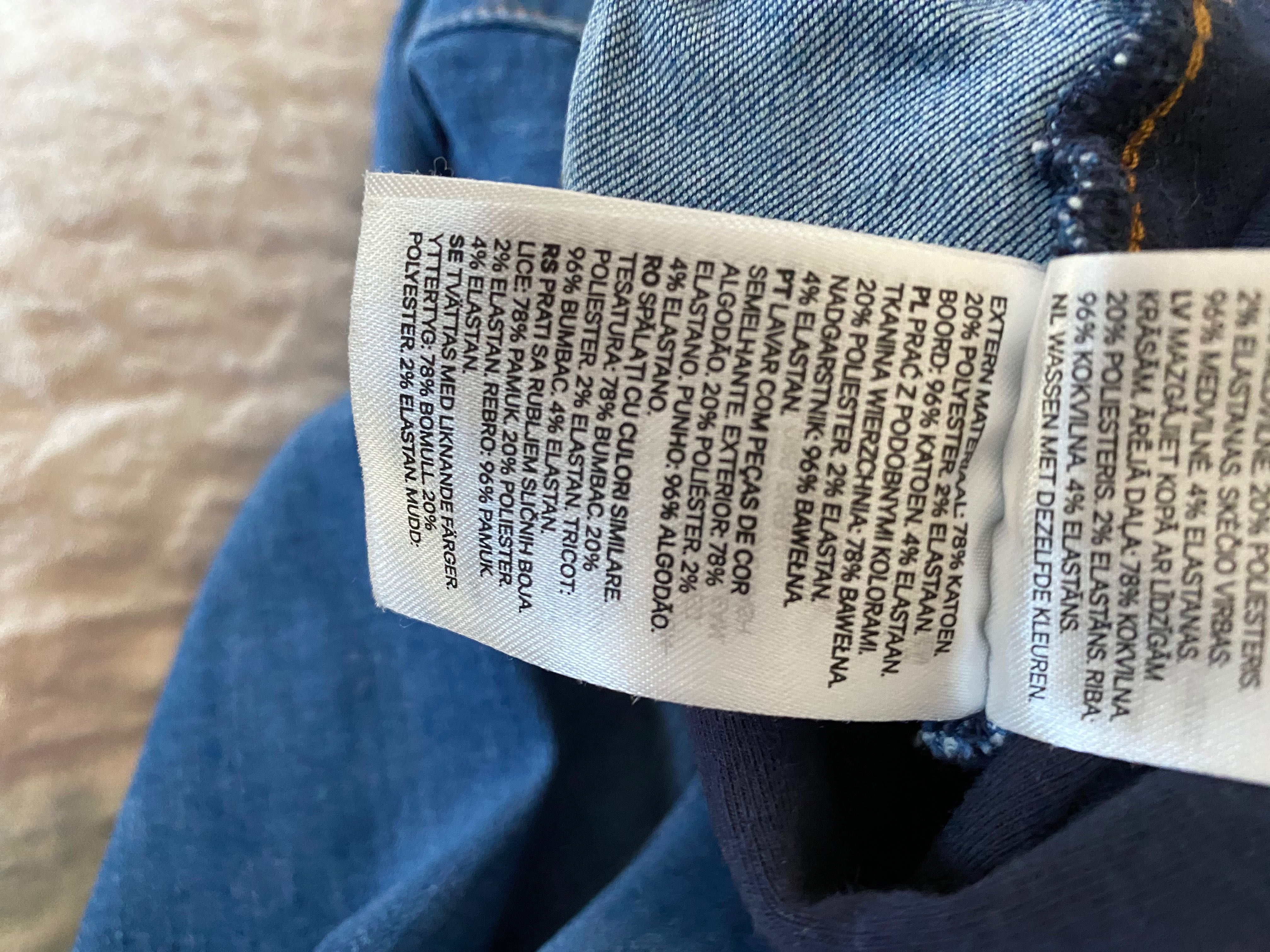 Spodnie ciążowe jeans H&M, 38