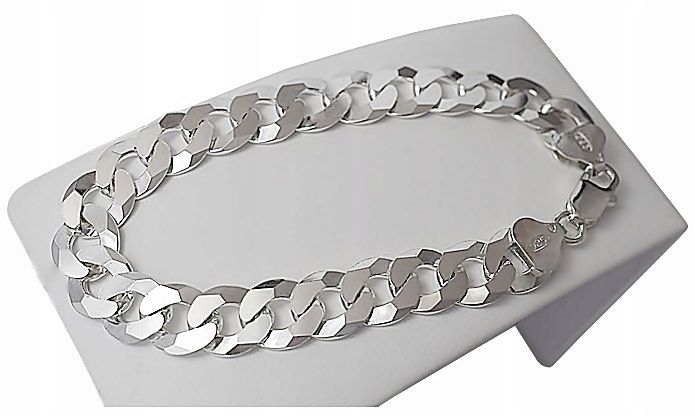 Srebrna Bransoleta Pancerka 11,00 mm GRAWER GRATIS