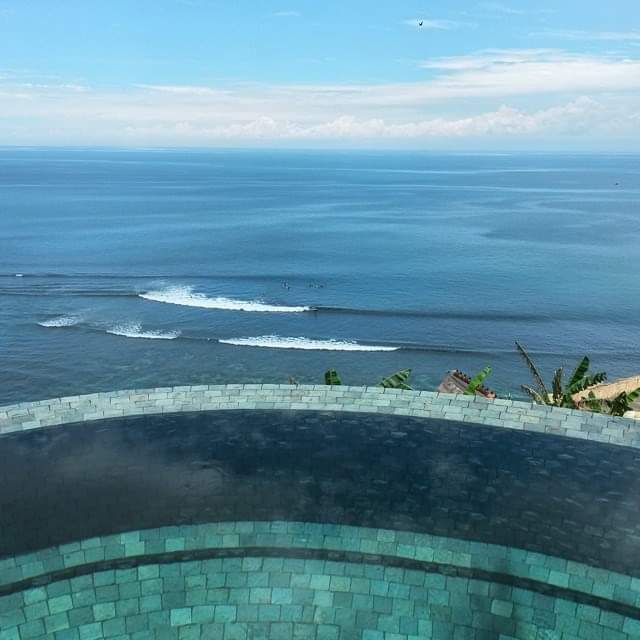 Revestimento de piscina Pedra Verde