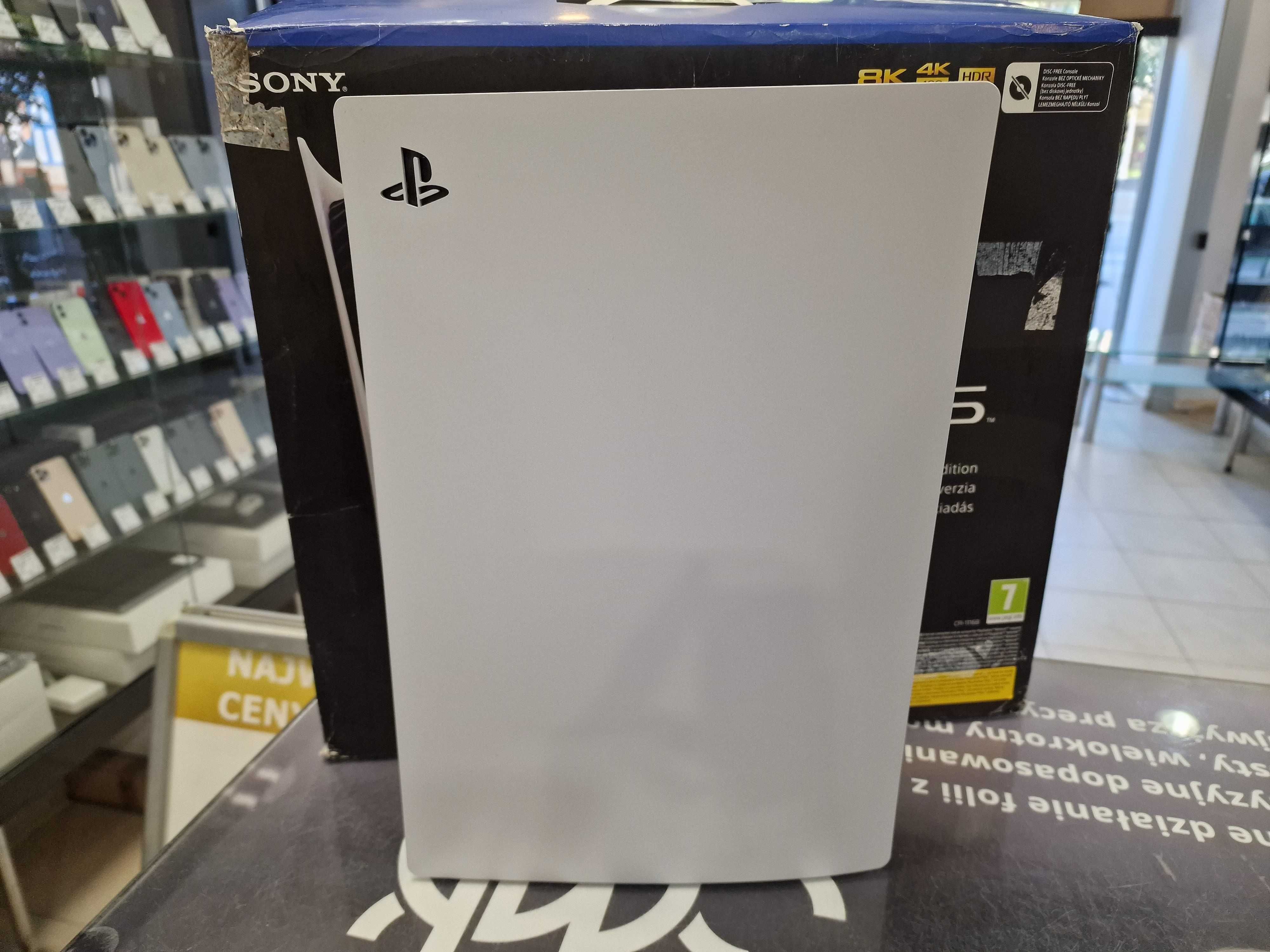 PS5 Digital 825GB/ Playstation 5 Digital CFI-1116B/ czyszczona/ Gwaran
