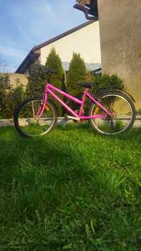 Rower 24' Shimano Dębica różowy