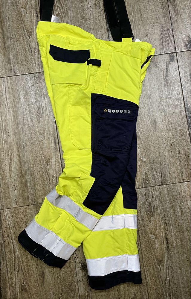 Meskie Zimowe Spodnie Robocze FRISTADS HiVis TRUDNOPALNE XL sklep 1560