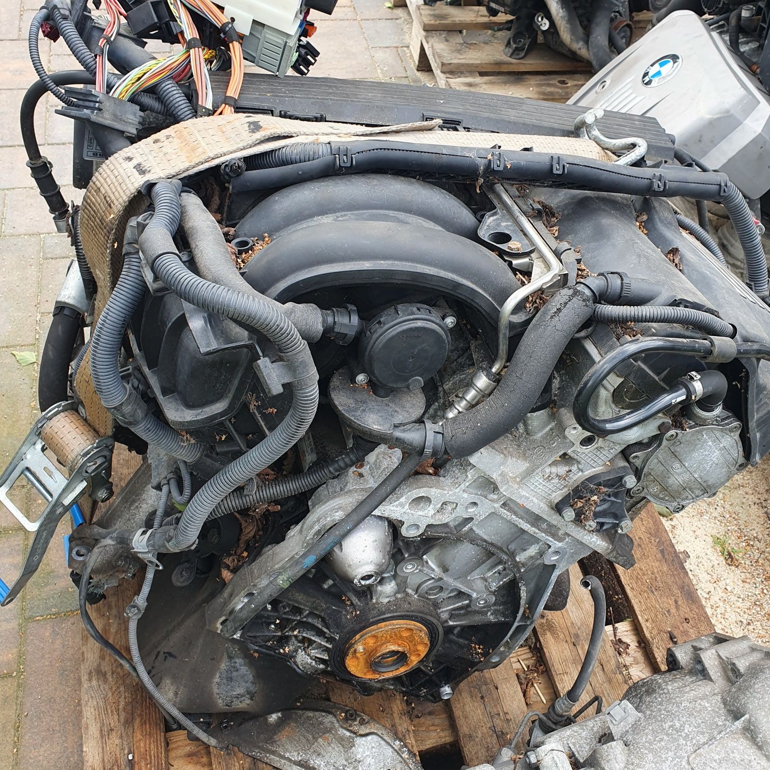 Silnik, motor słupek, N46b20 118, 318,