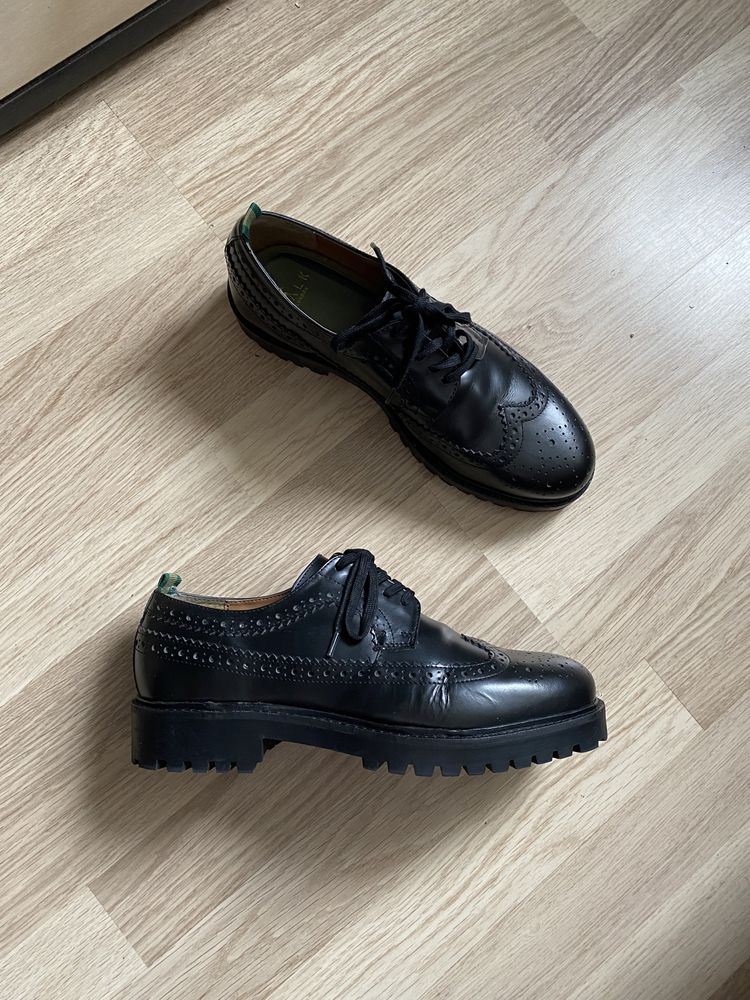 Туфли броги кожаные WALK LONDON 40 размер