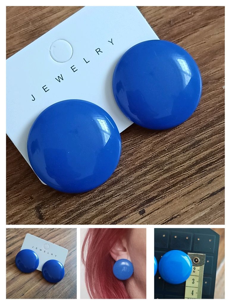 Kolczyki koła blue