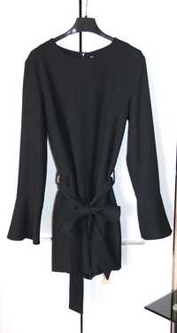 h&m czarny kombinezon 38 m 36 s sukienka bluza