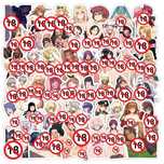 Naklejki anime 50 szt